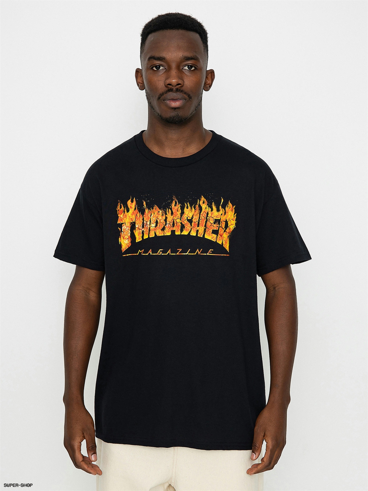 Футболка Thrasher Inferno black купить в Бордшоп#1